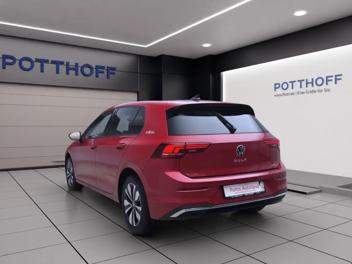 Volkswagen Golf 1.5 eTSI DSG GOAL KAMERA KLIMA HuD HARMAN Rot - 2