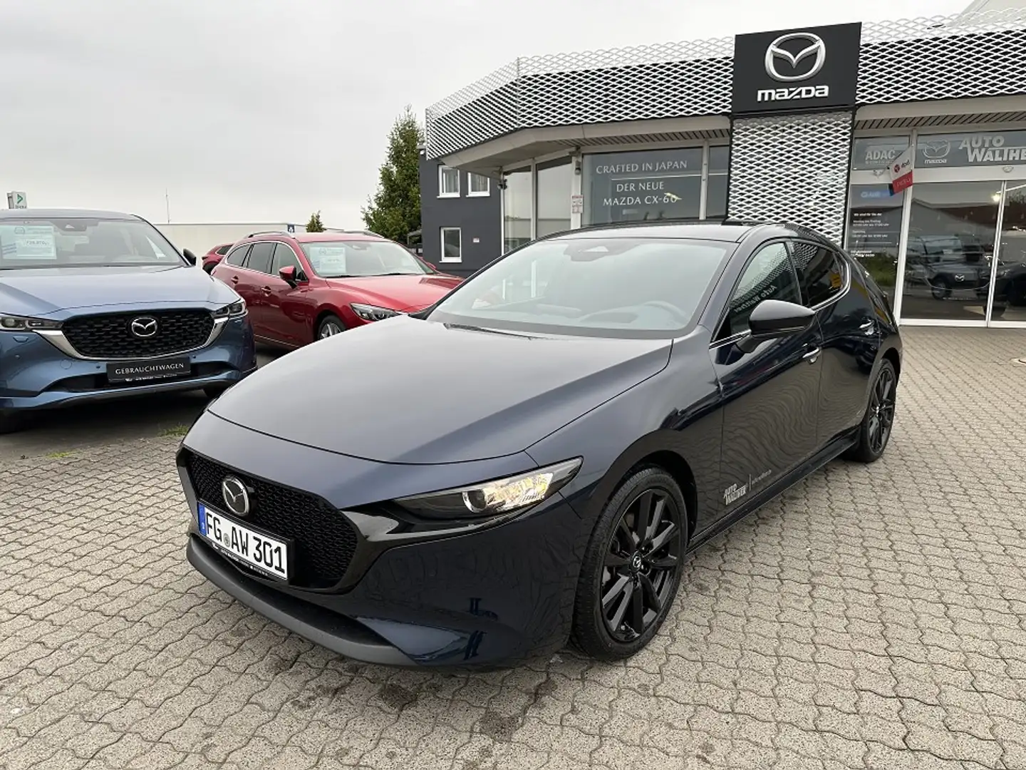 Mazda 3 5HB 2.5L e-SKYACTIV G 140ps 6MT FWD Homura Blauw - 1