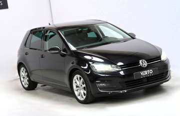 Golf 1.6 CR TDi Highline Zwart/Zwart Leder
