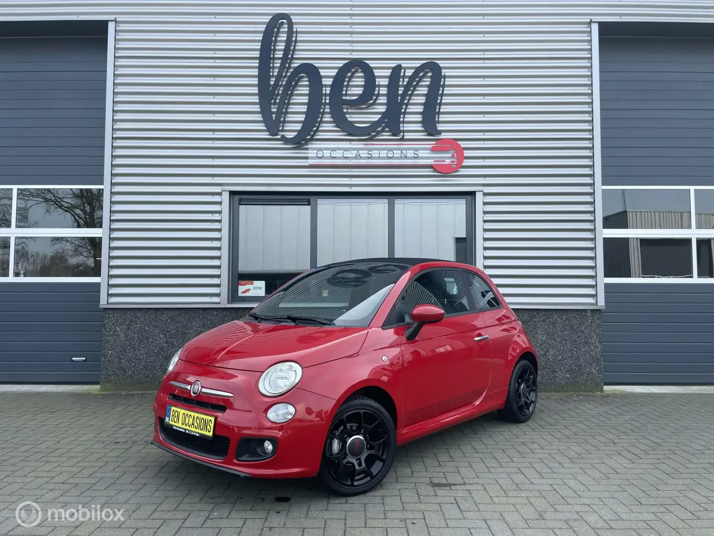 Fiat 500C 1.2 S Sport Cabrio TOPSTAAT!!! Rouge - 1