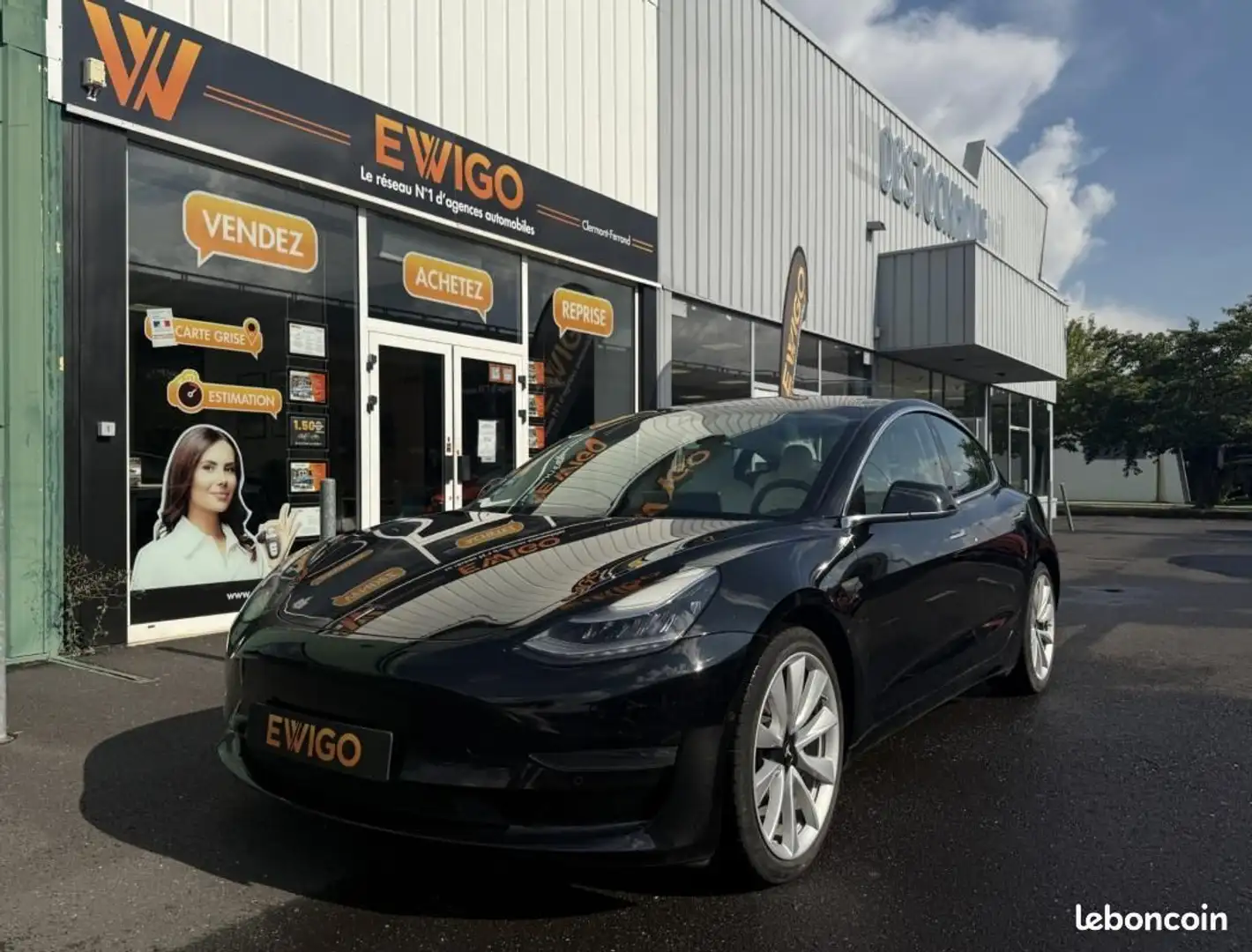 Tesla Model 3 462CH 82KWH GRANDE-AUTONOMIE 4WD BVA Noir - 1