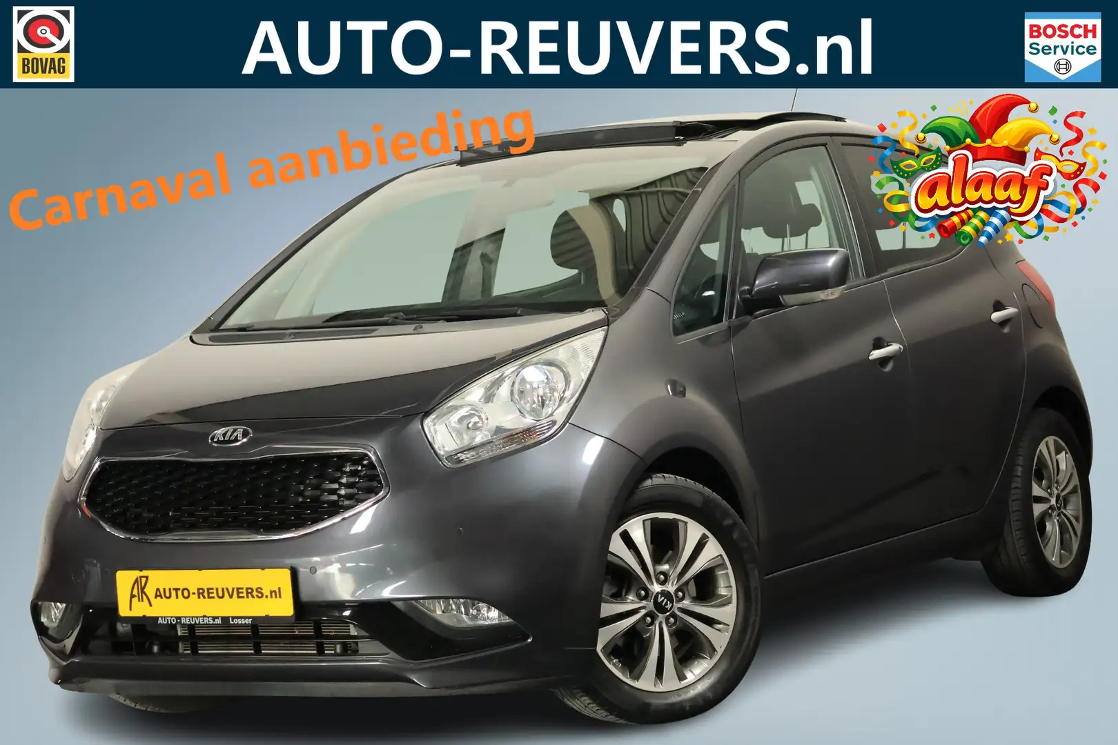 Kia Venga 1.6 CVVT ExecutiveLine / Opendak / Navi / Camera / Gris - 1