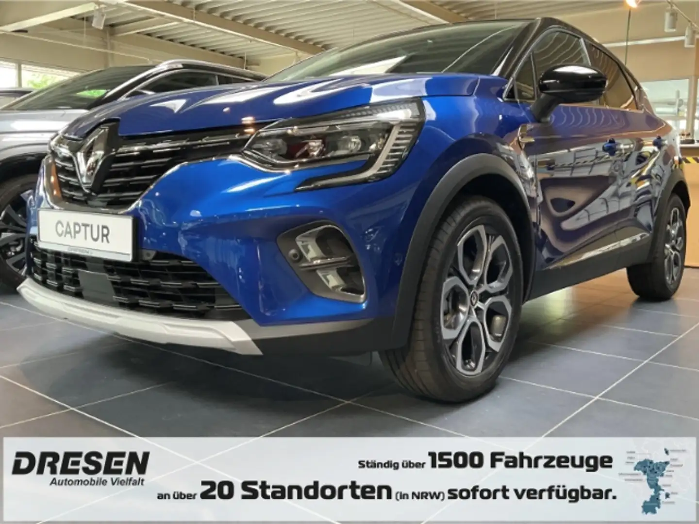 Renault Captur II 1.6 E-TECH Full Hybrid 145 Techno NAVI DAB 360 Blau - 1