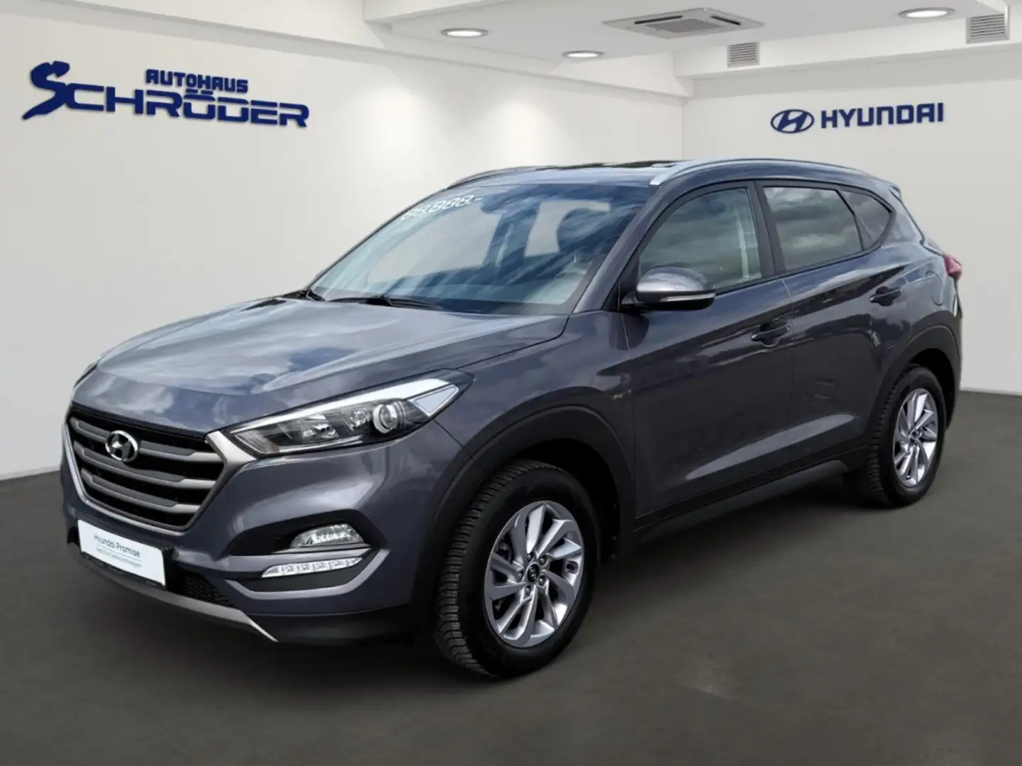 Hyundai TUCSON 2.0 CRDi 2WD Navi Kamera Anhängerkupplung Allwette Gri - 1