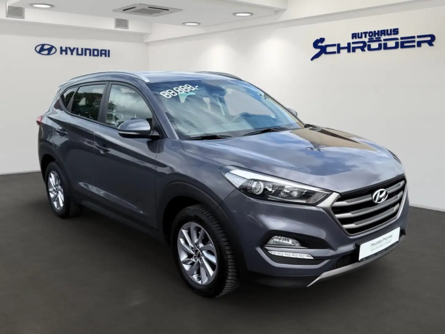 Hyundai TUCSON 2.0 CRDi 2WD Navi Kamera Anhängerkupplung Allwette Gri - 2