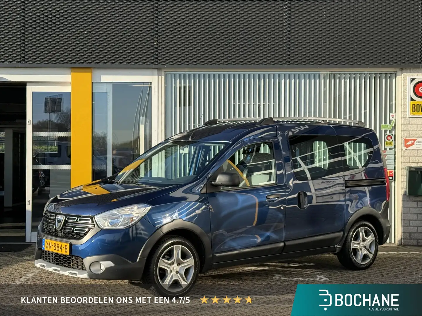 Dacia Dokker 1.6 SCe Bi-Fuel Stepway | NAP | Trekhaak | Navigat Bleu - 1