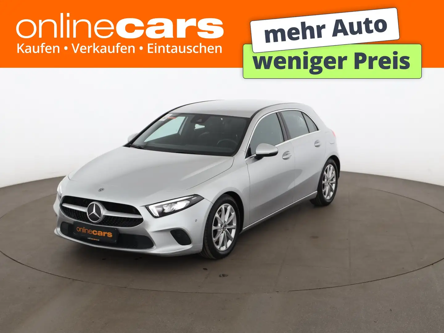 Mercedes-Benz A 180 d Progressive Aut LED LEDER NAVI R-CAM TEMP Grau - 1