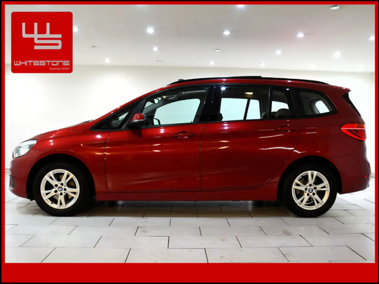 BMW 216 Gran Tourer i Advantage Leder Pano 7 Sitze Rood - 1