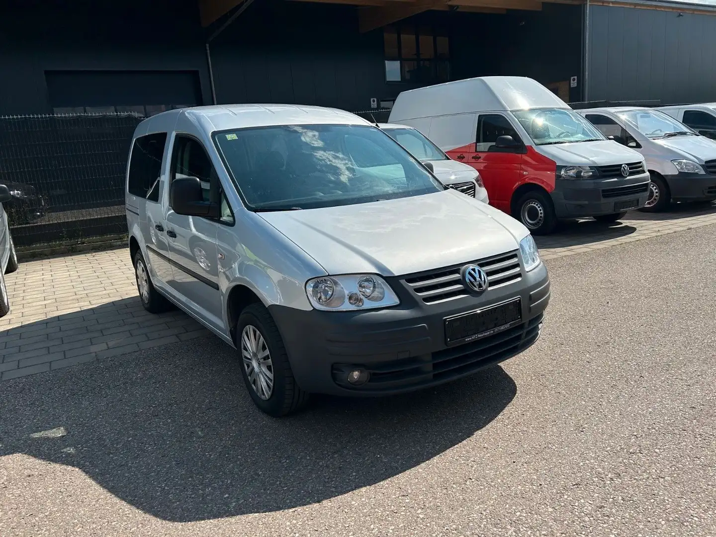 Volkswagen Caddy 1.4i /Klima/Radio/CD/AHK/2-Schiebetüren Silber - 1