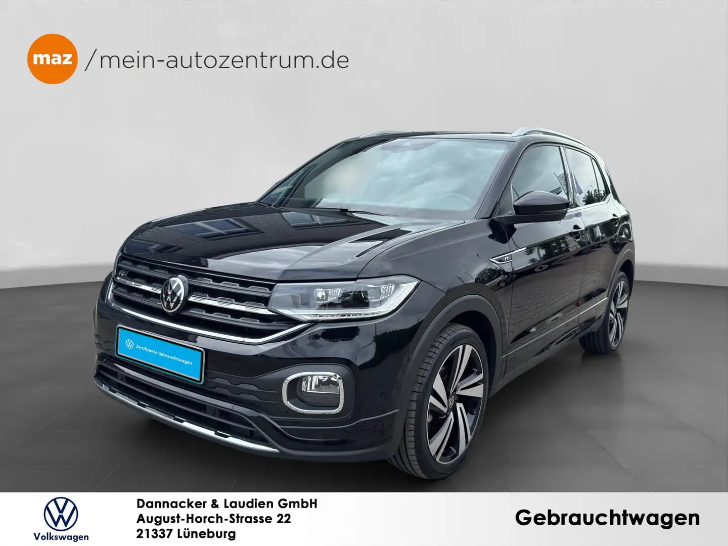 Volkswagen T-Cross 1.0 TSI Style R-Line Alu LED Navi ACC Kame Schwarz - 1