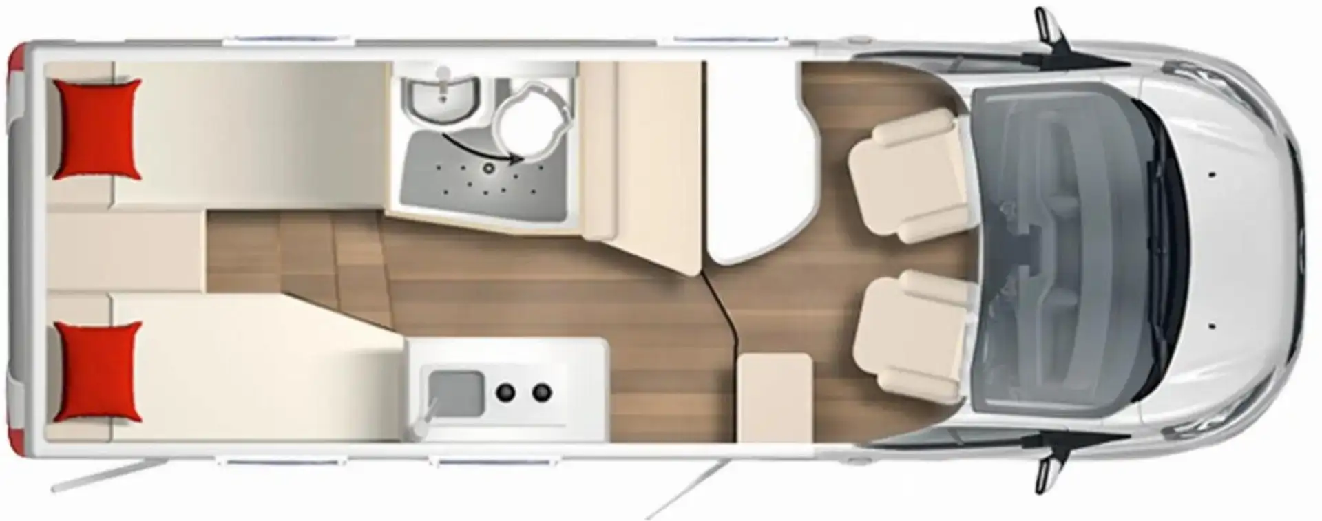 Bürstner Lineo T 620 G verfügbar ab 11/2025 Blanc - 2