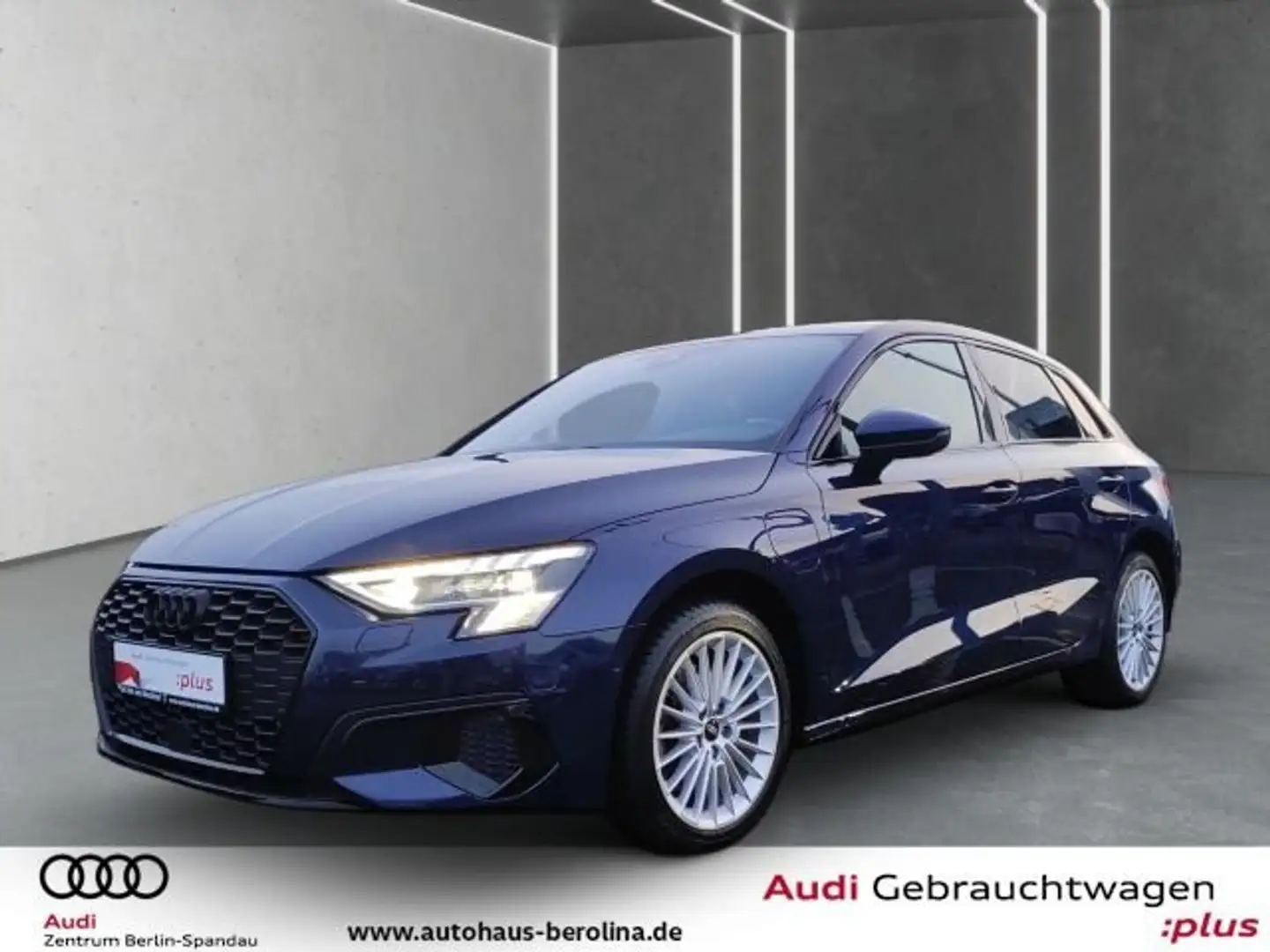 Audi A3 40 TFSI e S line int. S tronic Bleu - 2