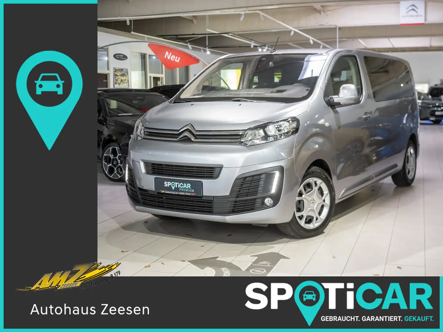 Citroen Spacetourer Business M BlueHDi 180 EAT8 ACC Gris - 1