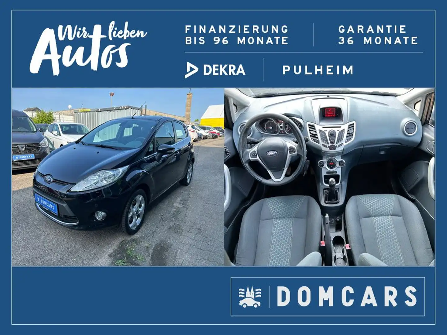 Ford Fiesta Titanium/KLIMAAUTOMATIK/ALU/PDC/ Zwart - 1