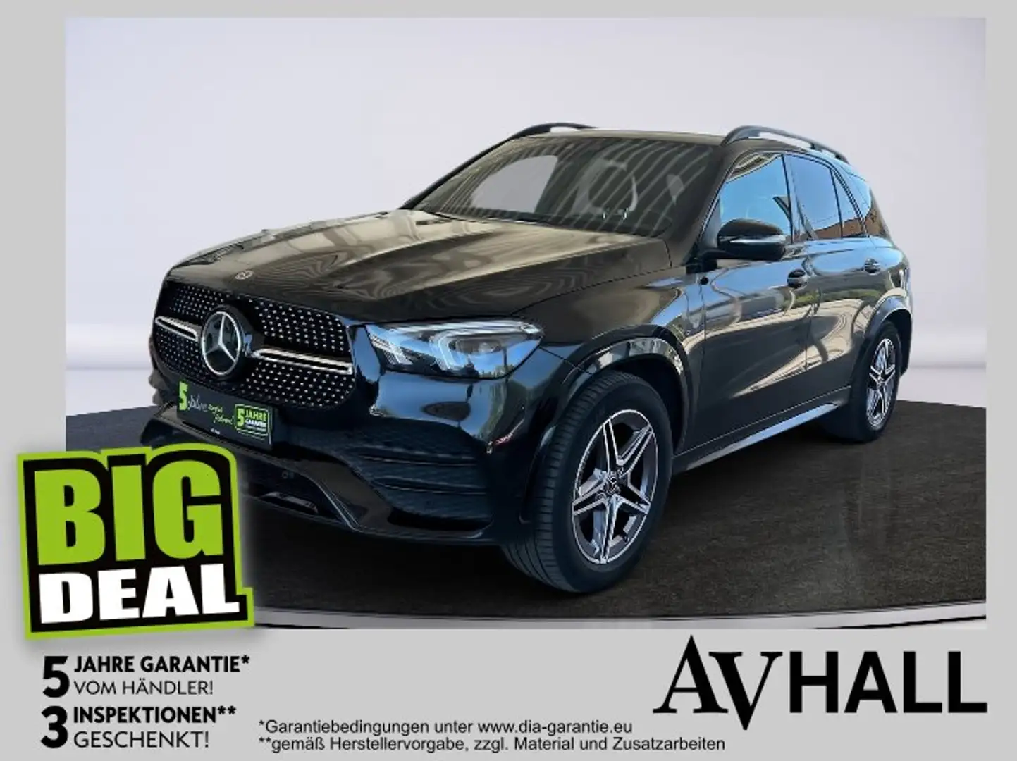 Mercedes-Benz GLE 300 d 4MATIC 360 ACC AHK AUT Kam. KlimaA LM Schwarz - 1