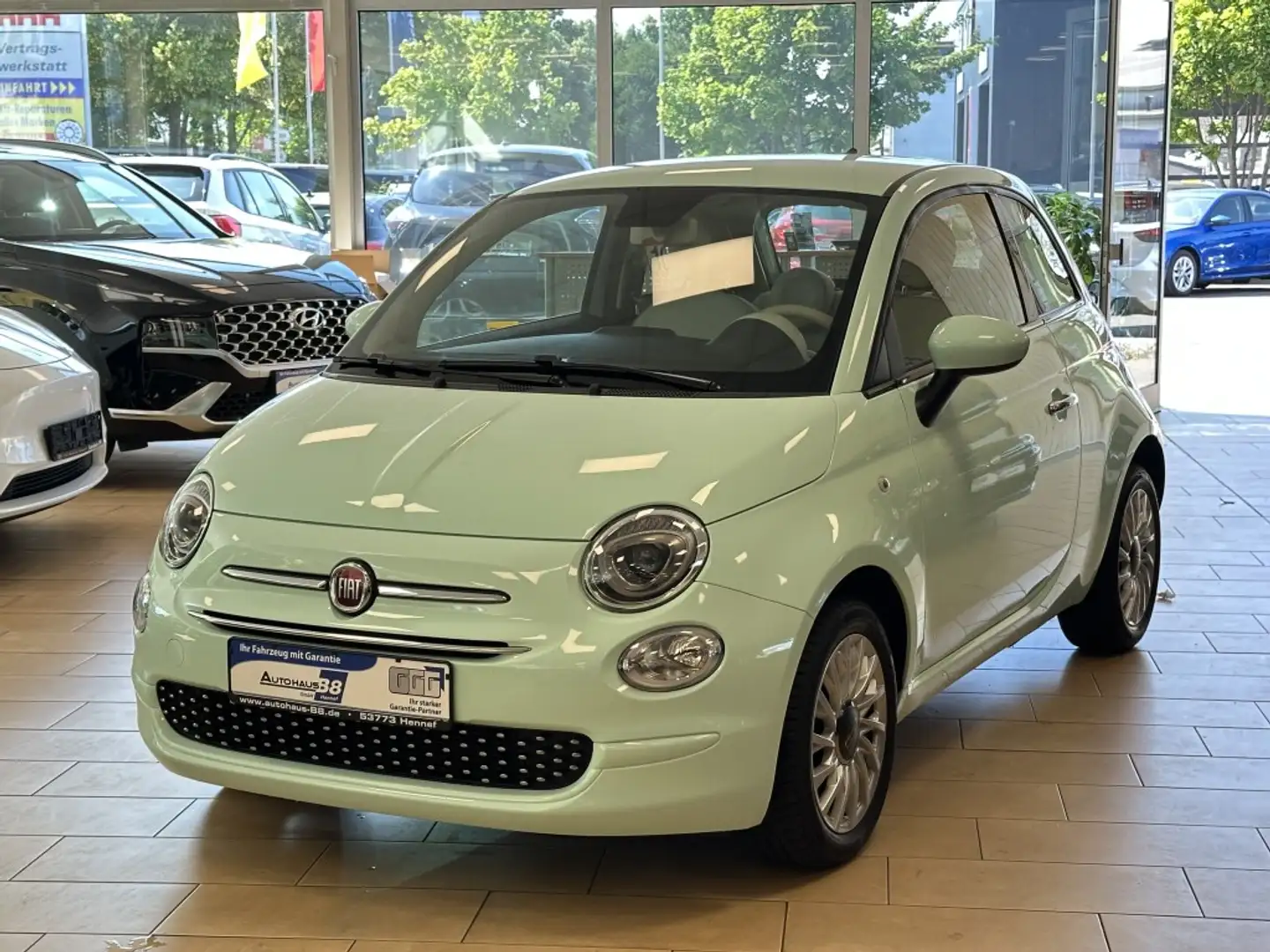 Fiat 500 Lounge*Navi*CarPlay*Tempomat*PDC*I.Hand Grün - 1