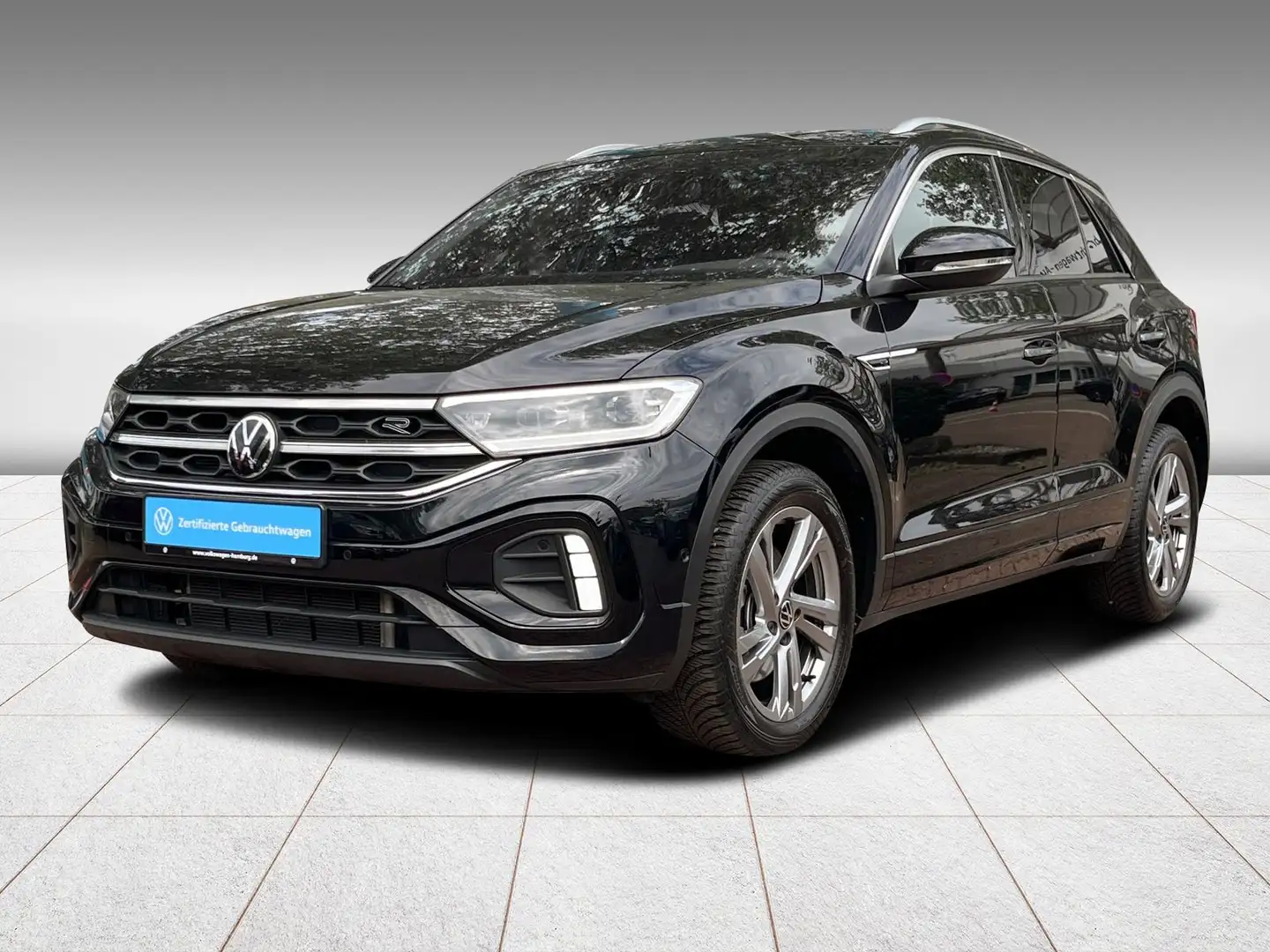 Volkswagen T-Roc 2.0 TDI R-Line DSG AHK Navi Rückfahrkamera Negro - 2