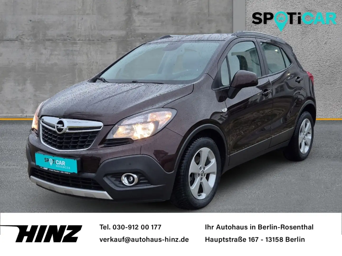Opel Mokka Edition 1.4 Turbo,PDCv+hi,Klimaautom,LrHz Braun - 1