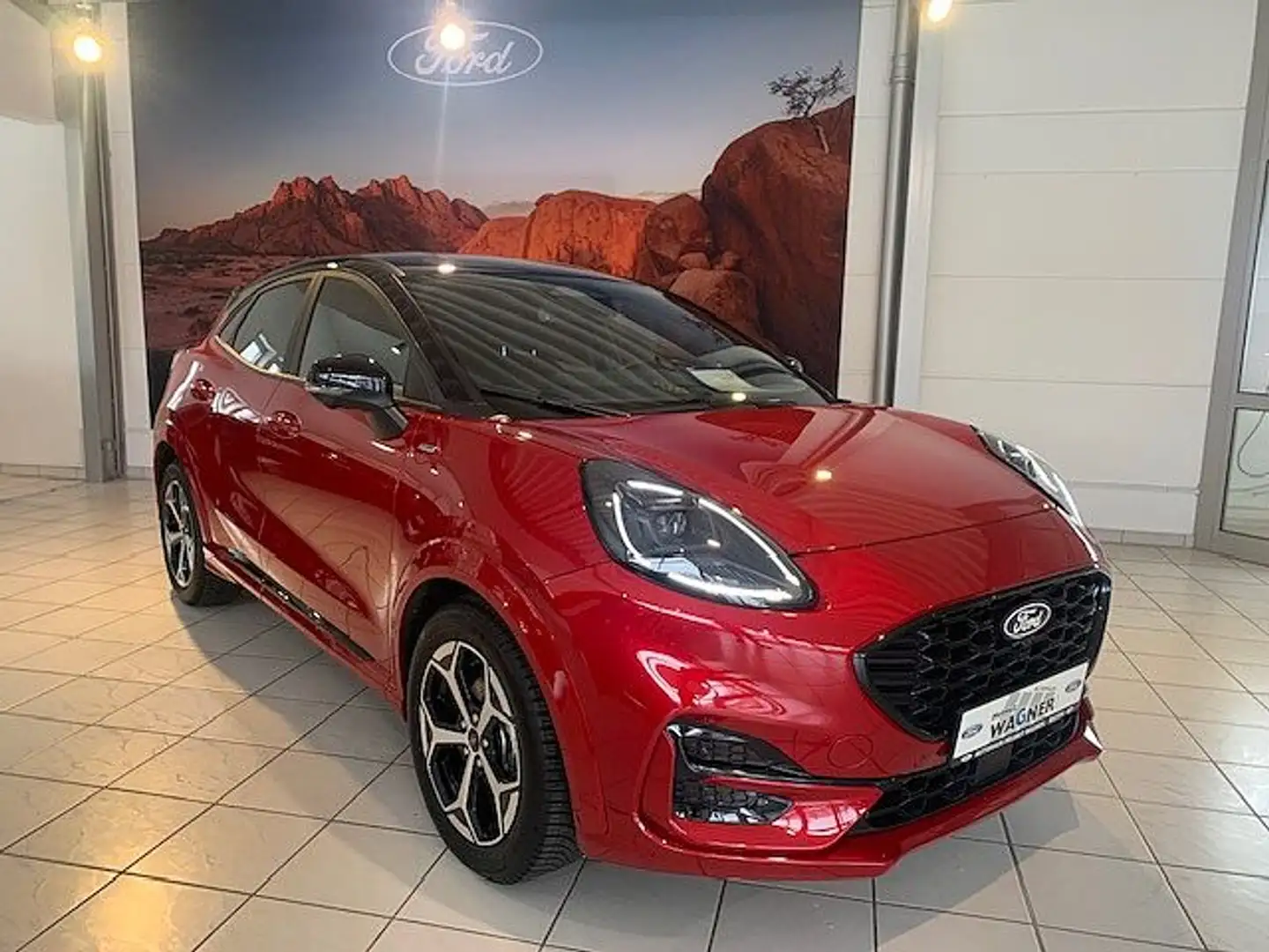 Ford Puma 1.0   Aut. ST-LINE X/TWA/iACC/Dach schwarz Rot - 1