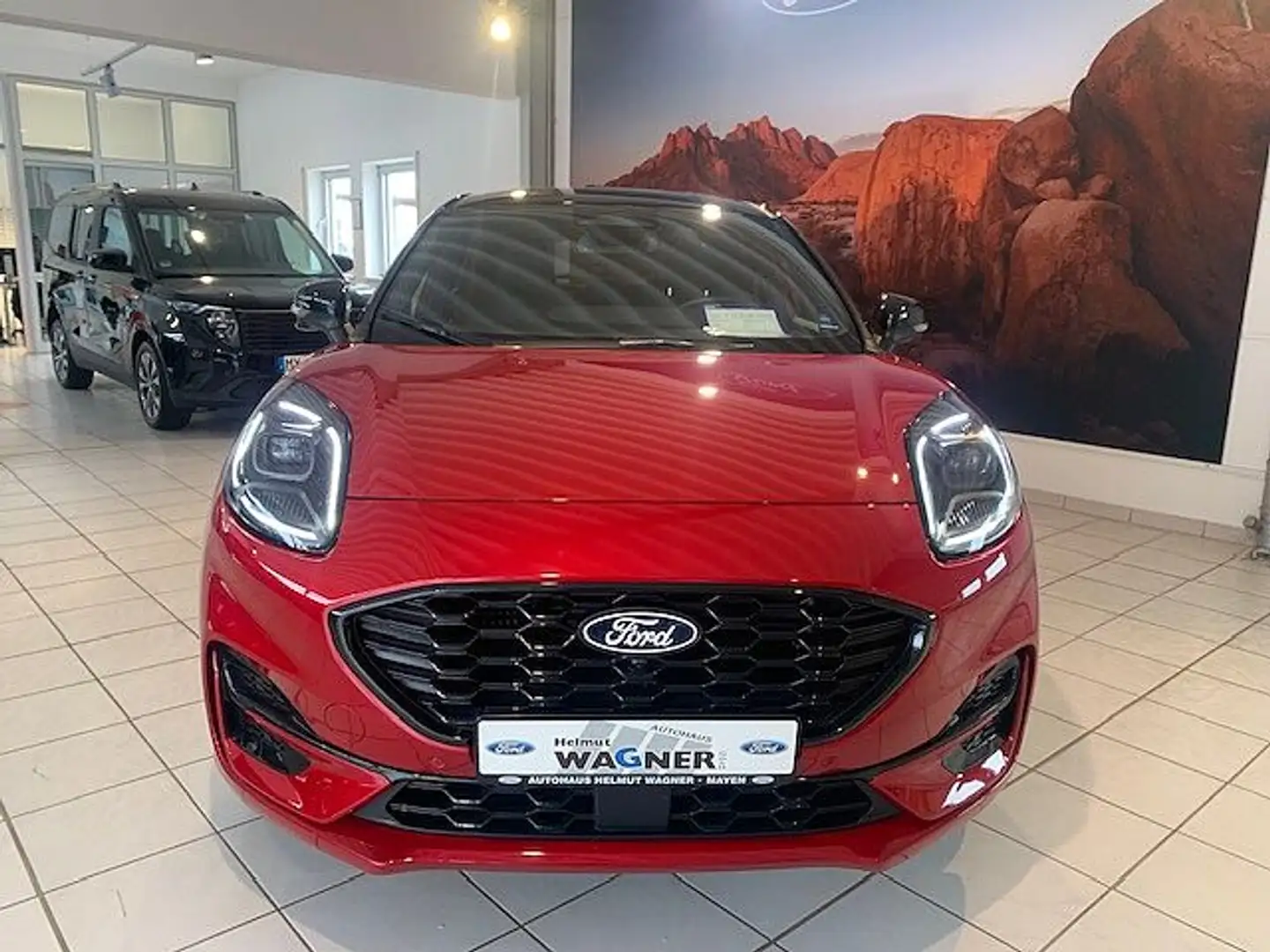 Ford Puma 1.0   Aut. ST-LINE X/TWA/iACC/Dach schwarz Rot - 2