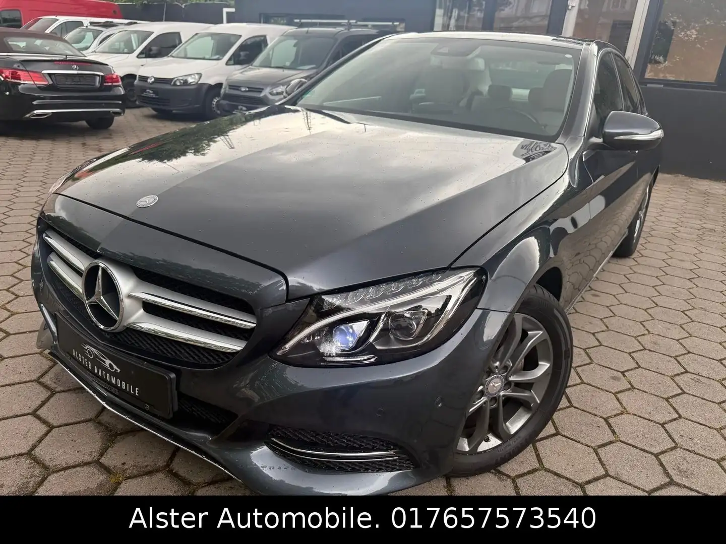 Mercedes-Benz C 180 C -Klasse Limo. Avantgarde voll Scheckheft Grau - 2