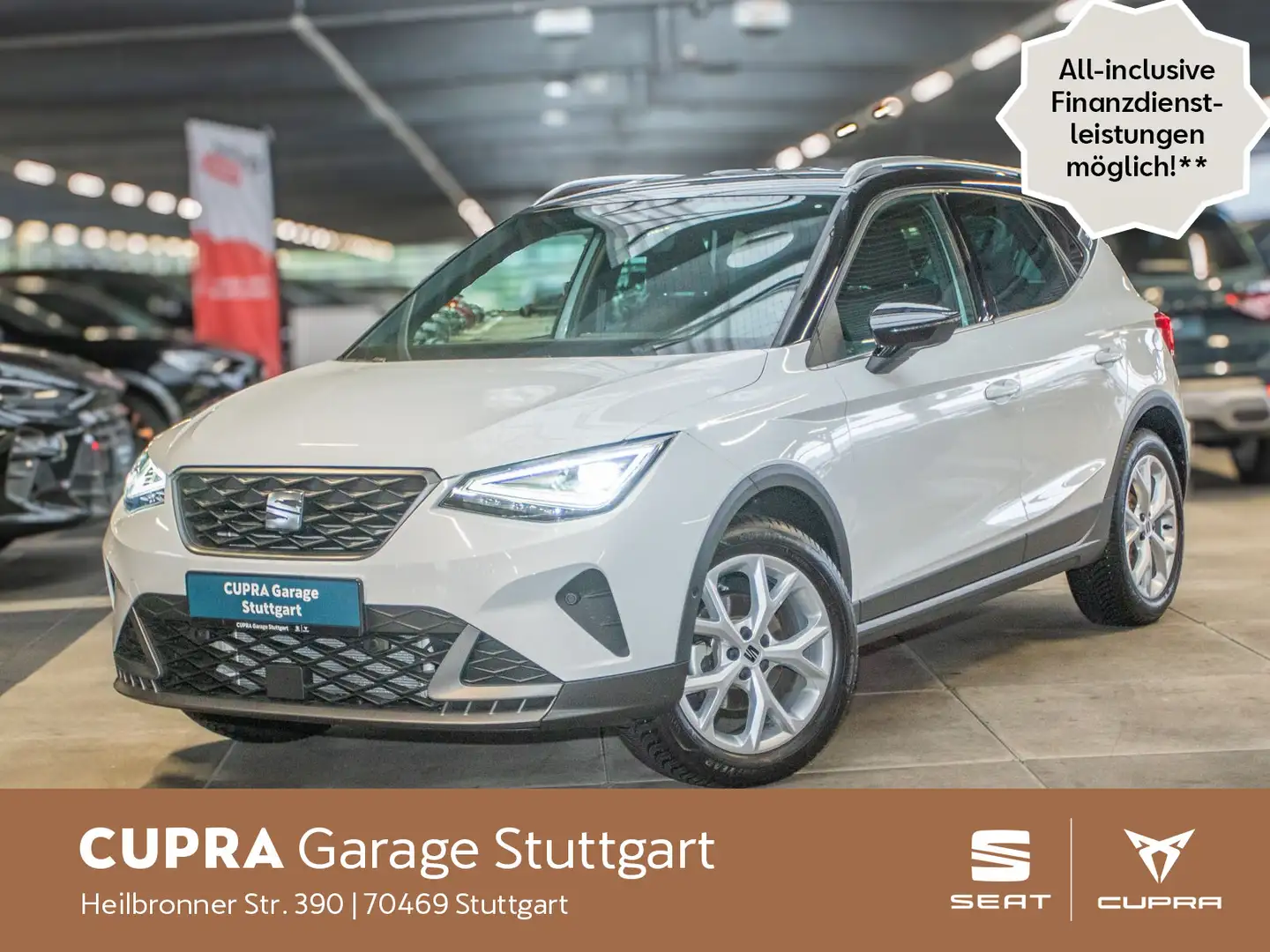 SEAT Arona Sport 1.0 TSI DSG 85kW Weiß - 1