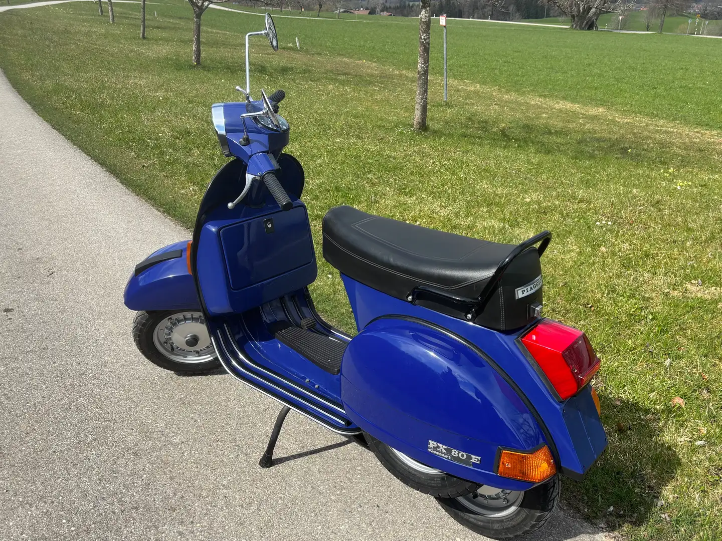 Vespa PX 80 Elektrostarter Bleu - 2