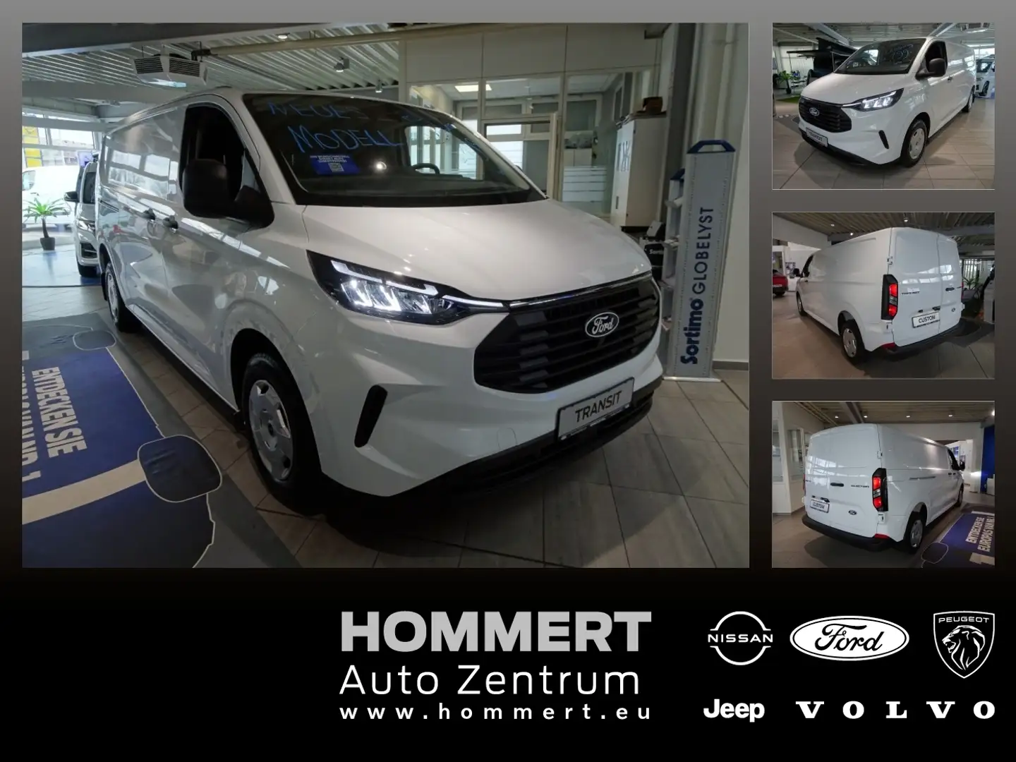 Ford Transit Custom Kasten Trend 320 L1 PHEV ACC*PDC Weiß - 1