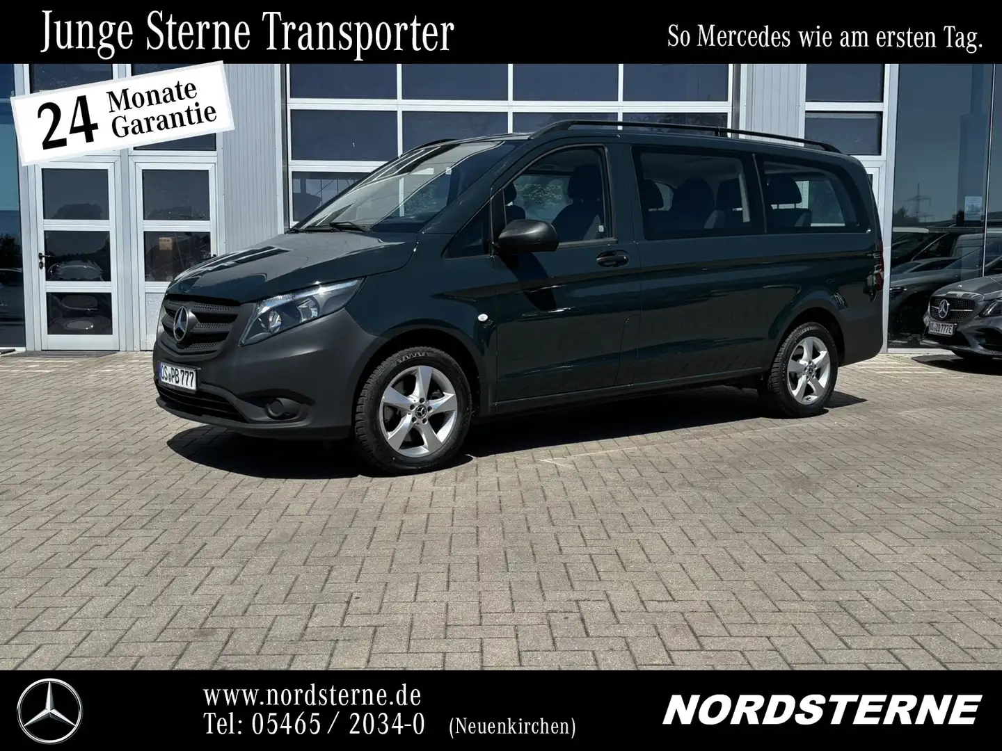 Mercedes-Benz Vito Vito 114 CDI Tourer AUDIO40 KAMERA STDHZG AHK Grün - 1