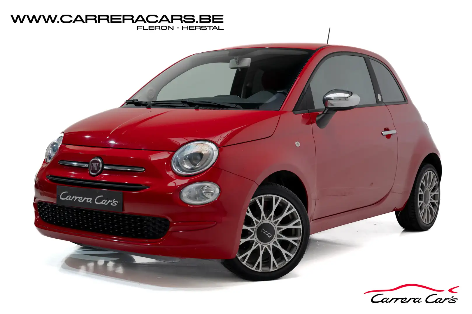 Fiat 500 1.2i Mirror*|CRUISE*CLIMA*GARANTIE 12 MOIS*| Rouge - 1