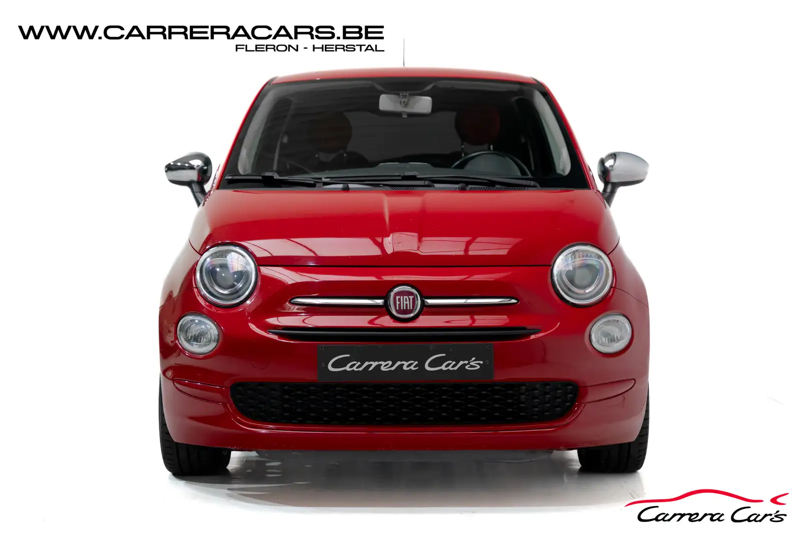 Fiat 500 1.2i Mirror*|CRUISE*CLIMA*GARANTIE 12 MOIS*| Rouge - 2