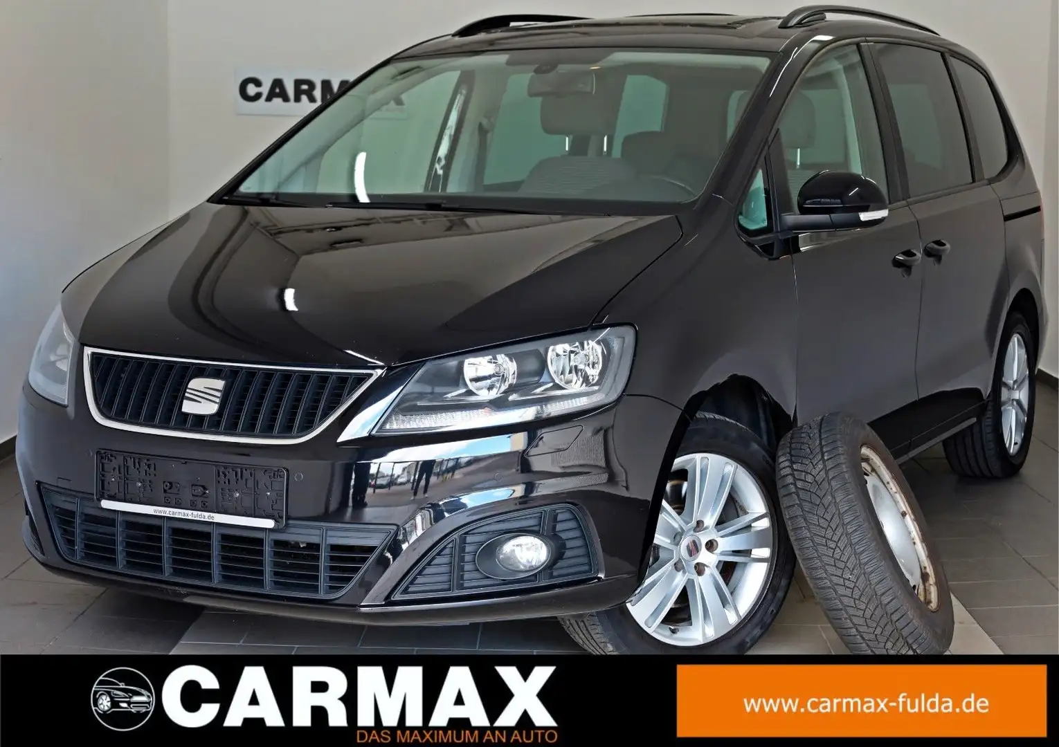 SEAT Alhambra Style,Navi,Kamera,Panorama,DAB ,SH, +WR Schwarz - 1