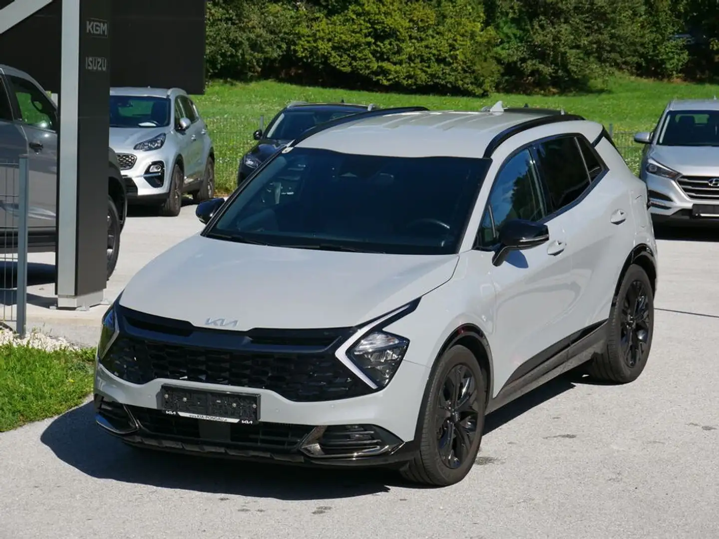 Kia Sportage 1,6 TGDI 48V Anniversary AWD DCT Grau - 2