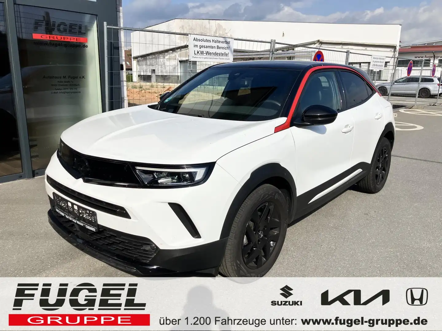 Opel Mokka 1.2 GS Line FULL-LED|SHZ|Android Auto|RFK Weiß - 1