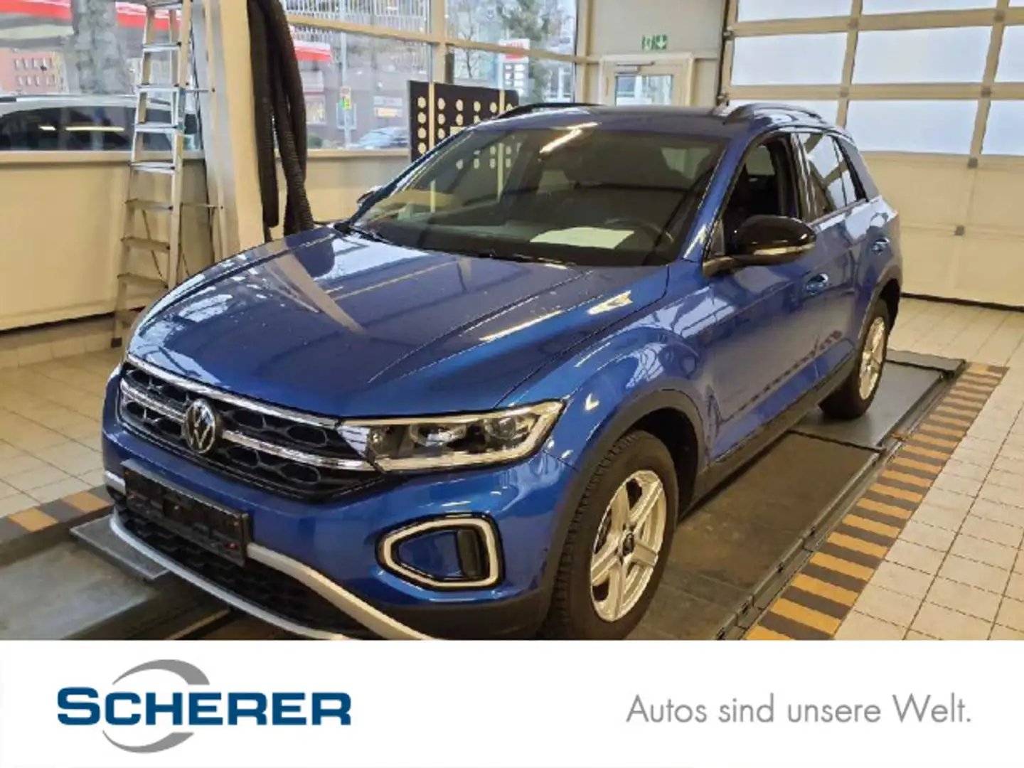 Volkswagen T-Roc 1.0 TSI Style NAVI BEATS ACC BlackStyle 18 Bleu - 1