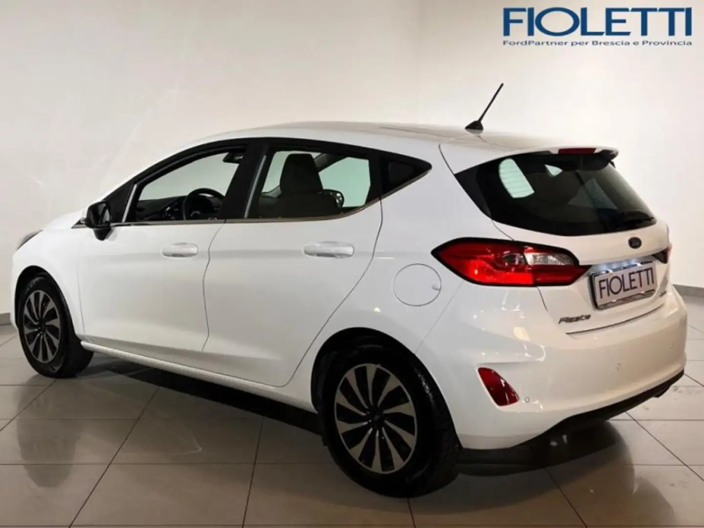 Ford Fiesta 7ª SERIE 1.0 ECOBOOST HYBRID 125 CV 5 PORTE TITAN Blanc - 2