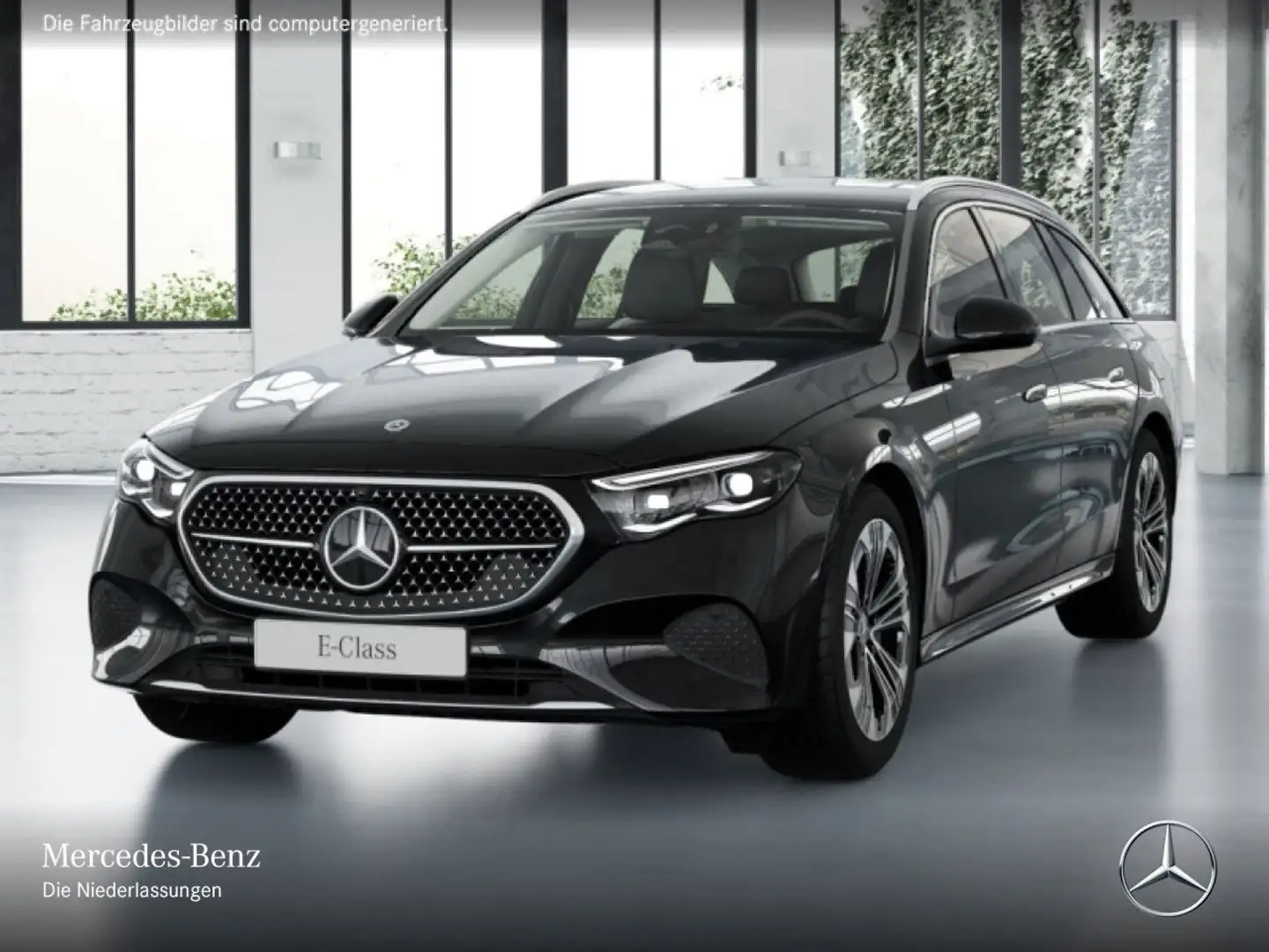 Mercedes-Benz E 300 e T Hybrid Avantgarde 360° Distr. Totwinkel Schwarz - 2