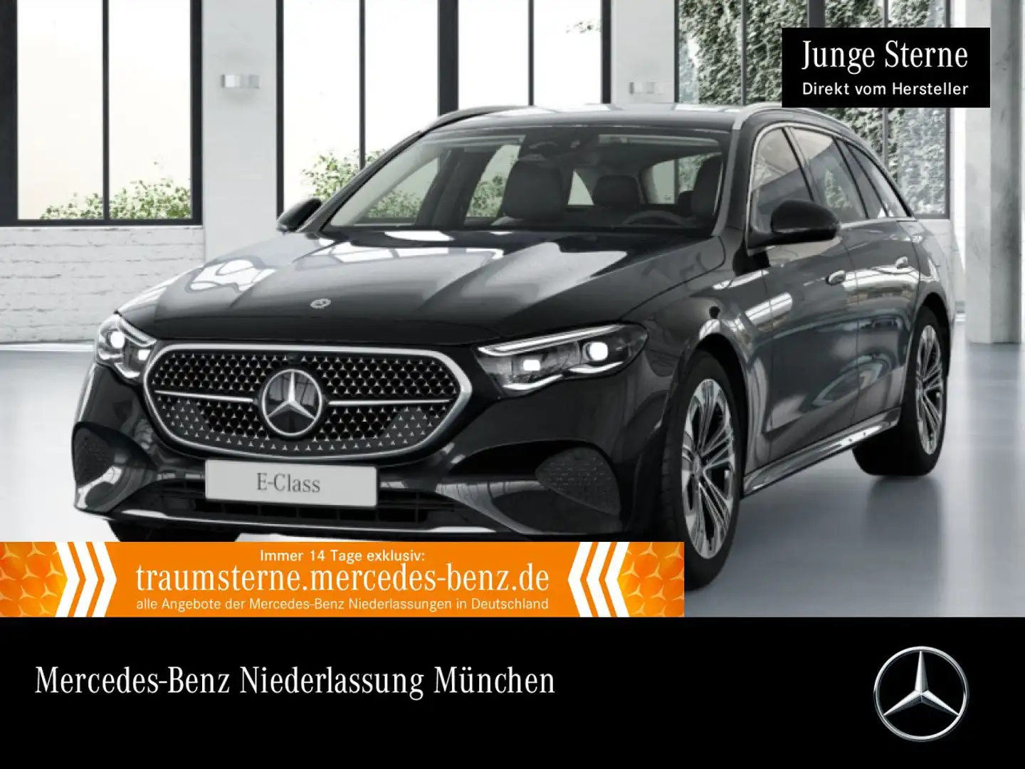Mercedes-Benz E 300 e T Hybrid Avantgarde 360° Distr. Totwinkel Schwarz - 1