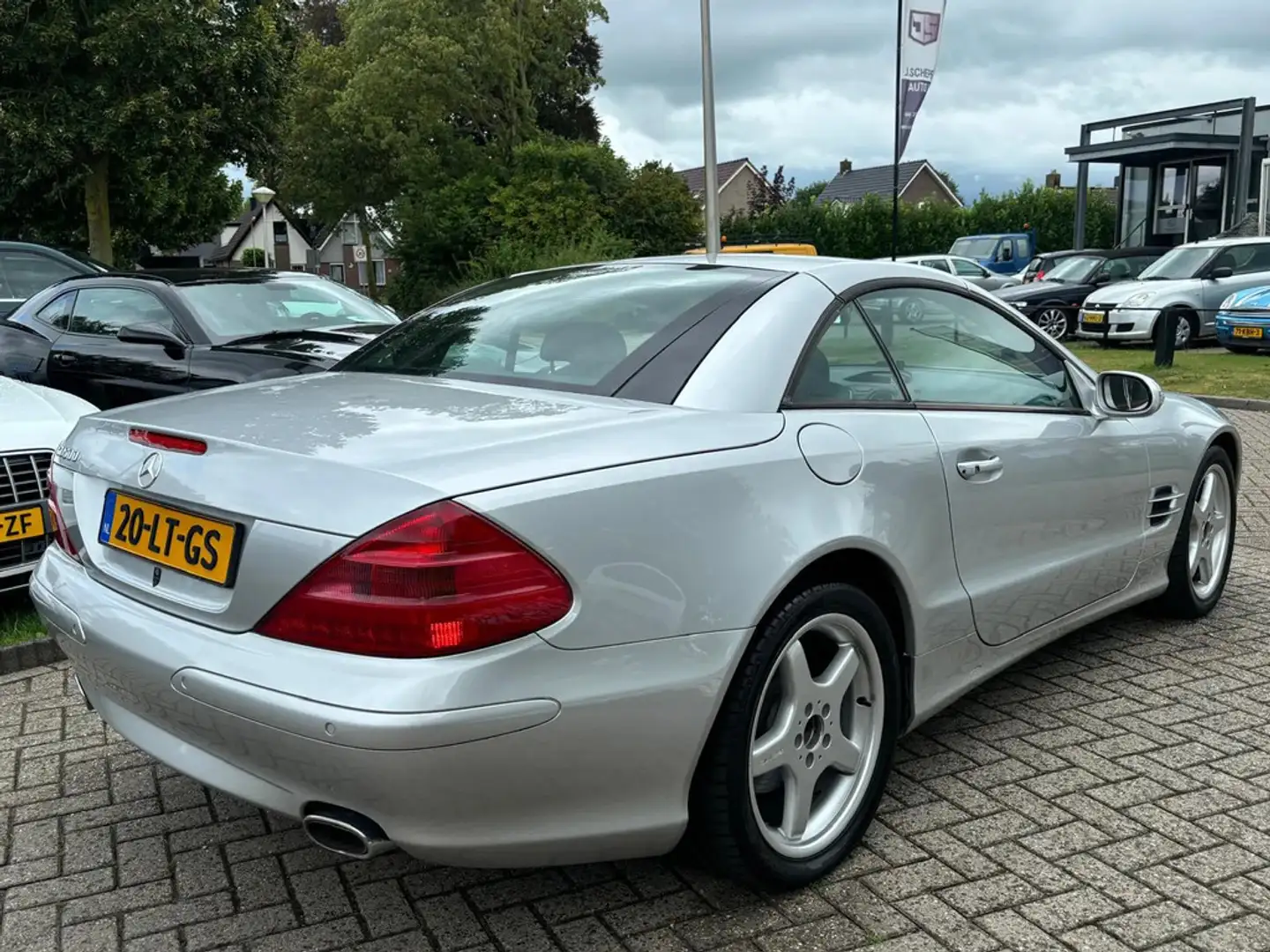 Mercedes-Benz SL 500 SL500 Roadster Cabriolet Youngtimer NL auto Šedá - 2