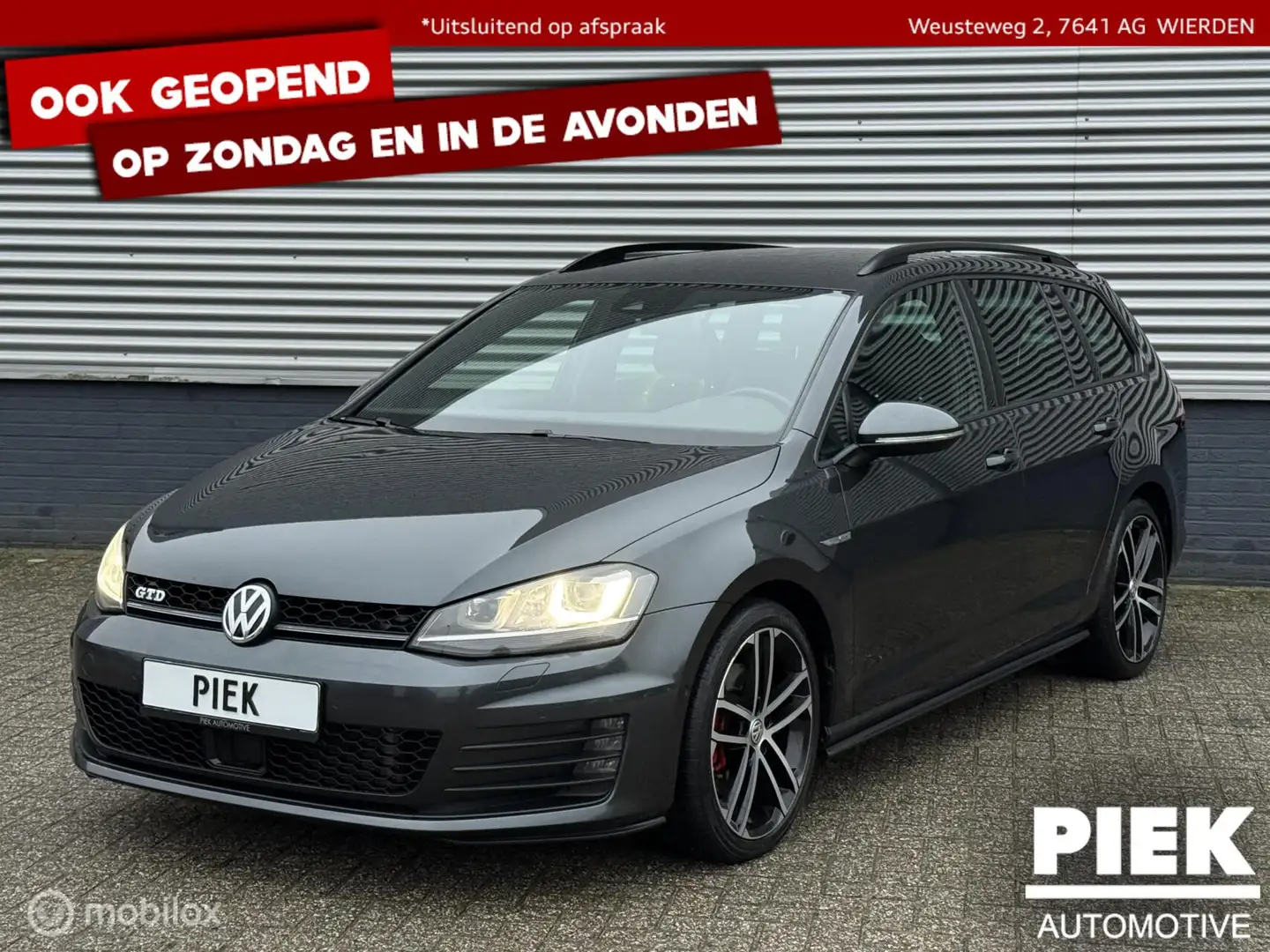 Volkswagen Golf Variant 2.0 TDI GTD TREKHAAK, ACC, CARPLAY Grau - 1