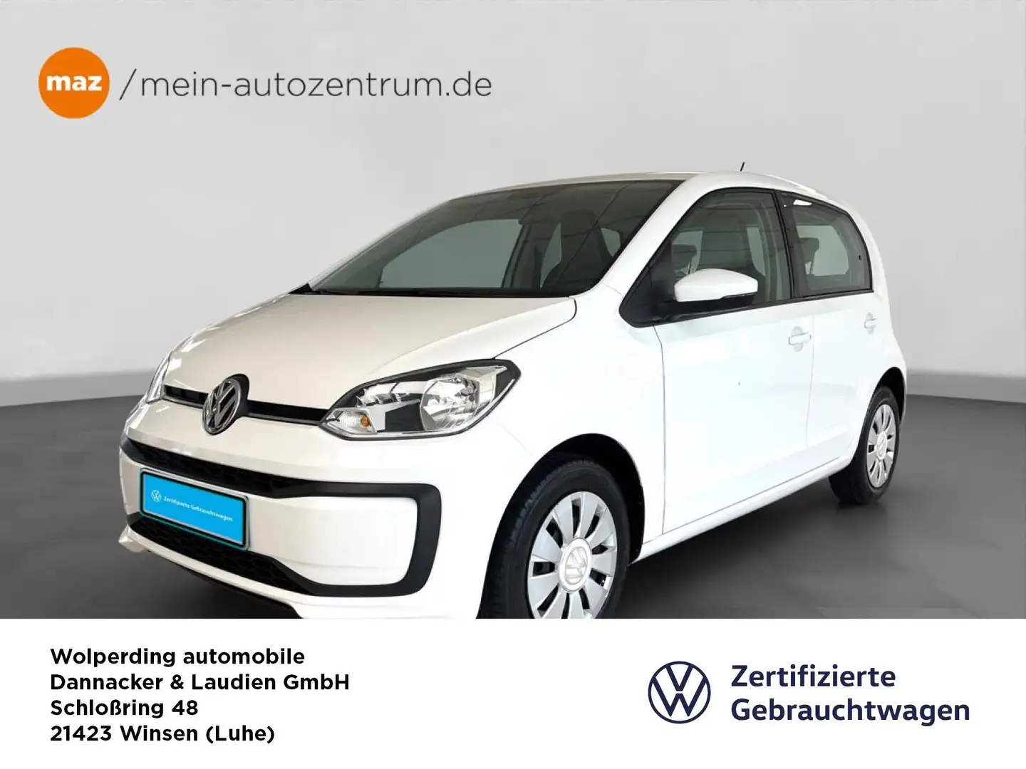 Volkswagen up! 1.0 move  Klima el. Fenster Weiß - 1