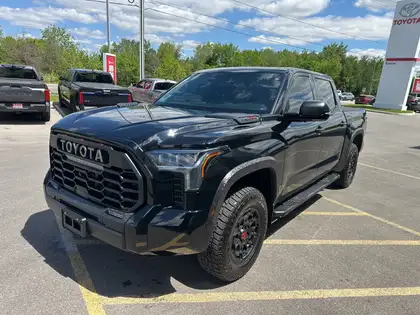 Black 2026 Toyota Tundra Hybrid TRD Pro HV CrewMax Cab 4WD Pickup Truck Four-Wheel Drive