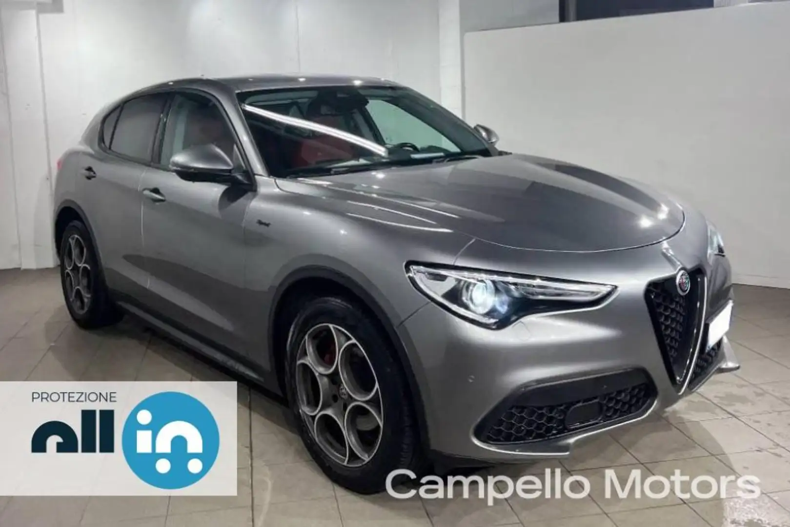 Alfa Romeo Stelvio Stelvio 2.2 Turbo Diesel 190cv AT8 Q4 Sprint Gris - 1