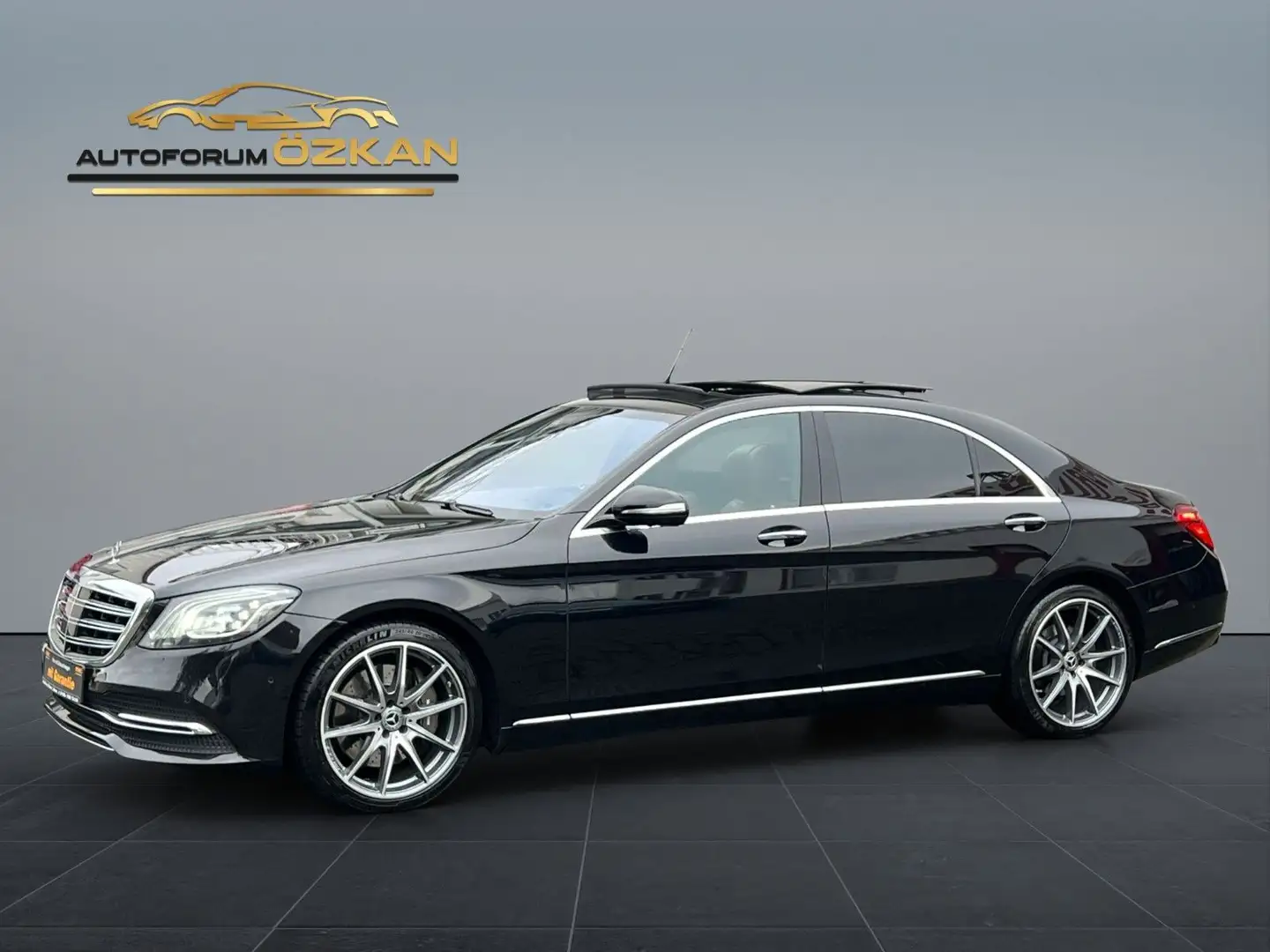 Mercedes-Benz S 400 d Lang Lim. TV VOLL! Negru - 1
