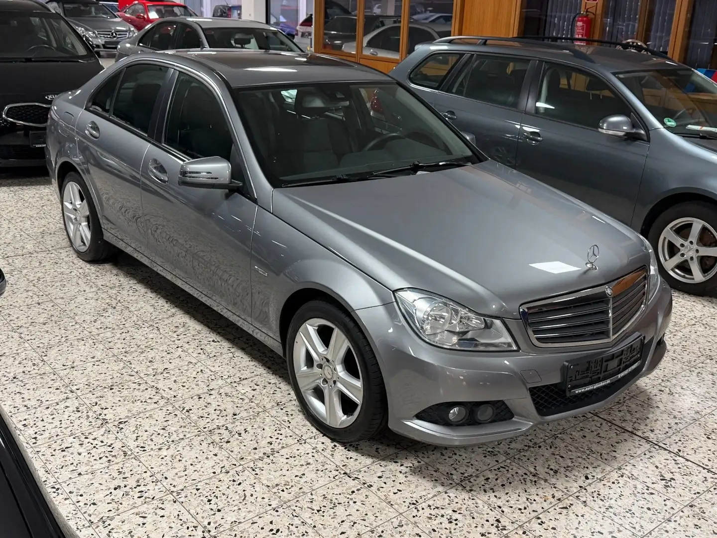 Mercedes-Benz C 220 CDI Limousine/Navi/Schiebedach/PDC/1.Hand Argent - 1