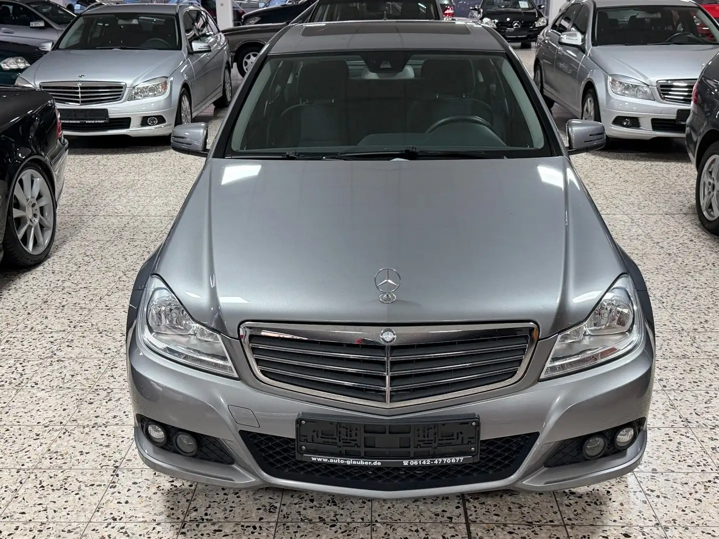 Mercedes-Benz C 220 CDI Limousine/Navi/Schiebedach/PDC/1.Hand Argent - 2