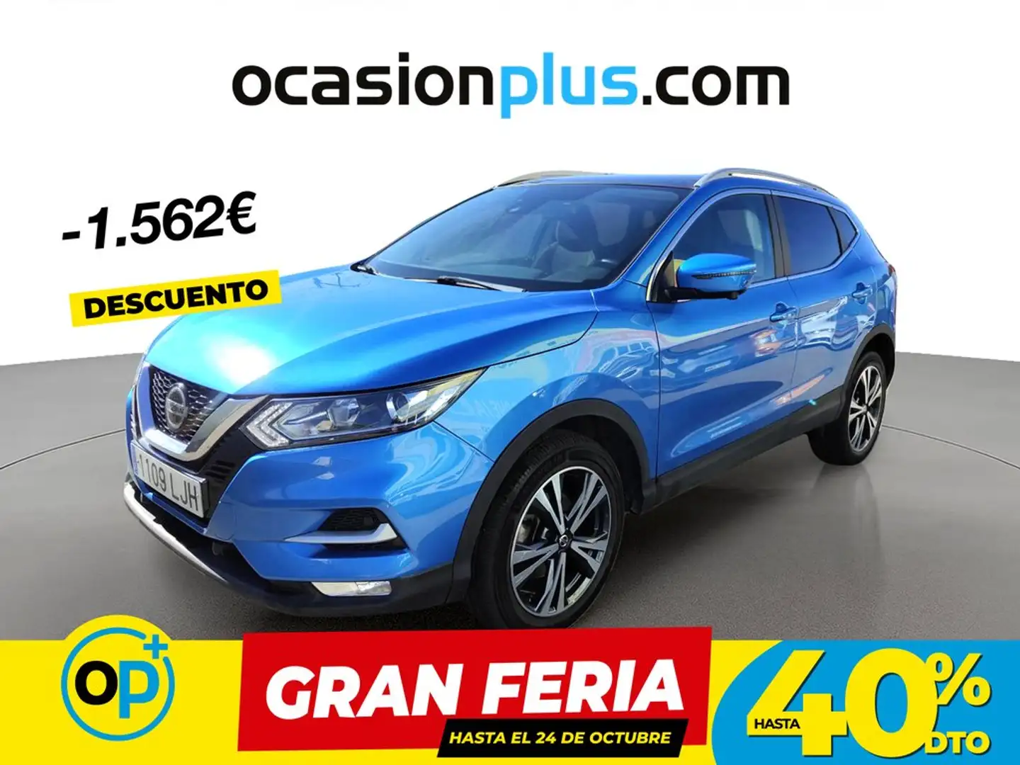 Nissan Qashqai 1.3 DIG-T N-Connecta 4x2 103kW Azul - 1