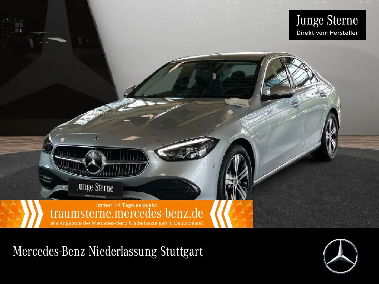 Mercedes-Benz C 180 AVANTG+360+LED+KEYLESS+9G Silber - 1