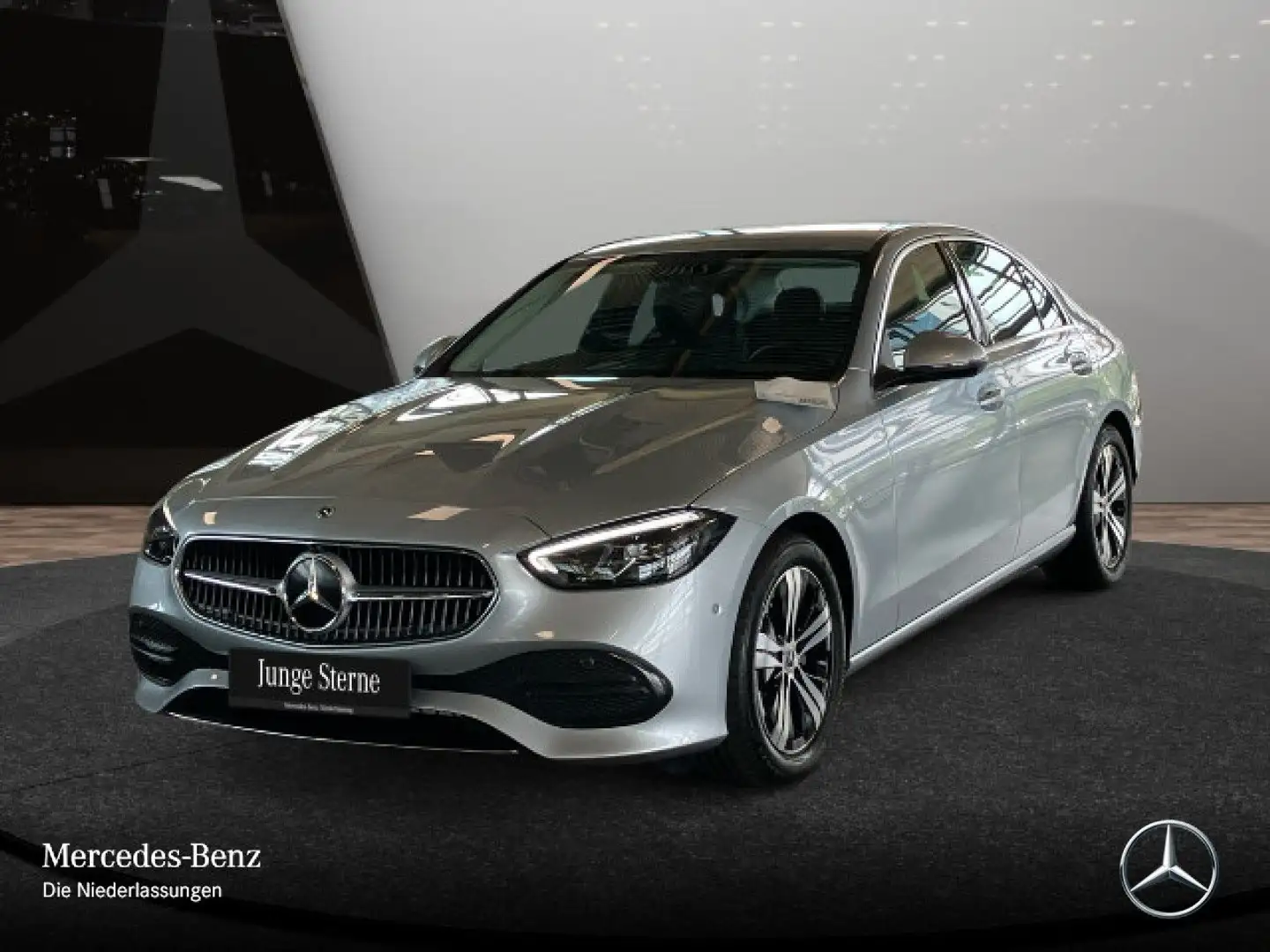 Mercedes-Benz C 180 AVANTG+360+LED+KEYLESS+9G Silber - 2