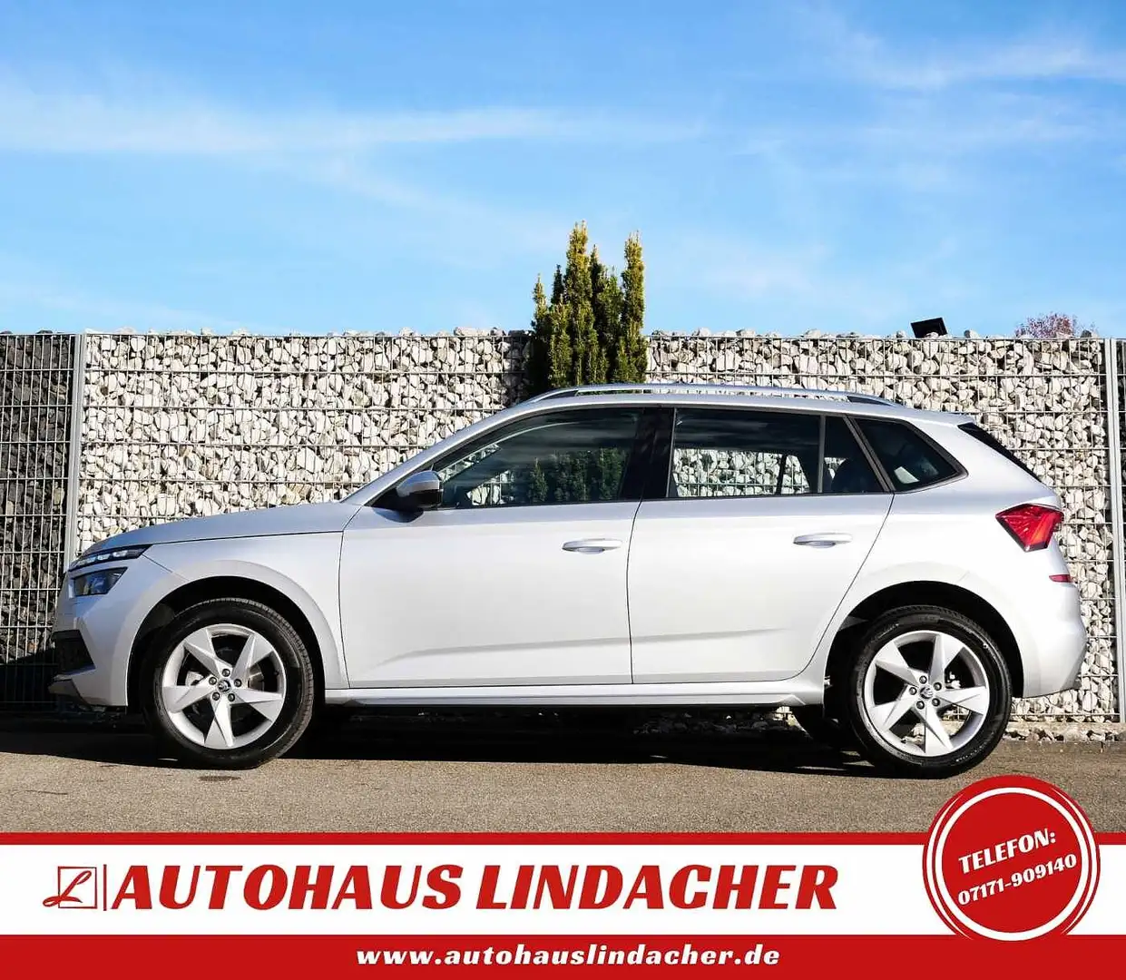 Skoda Kamiq 1.5 TSI DSG Style I LED I Alcantara Silber - 2